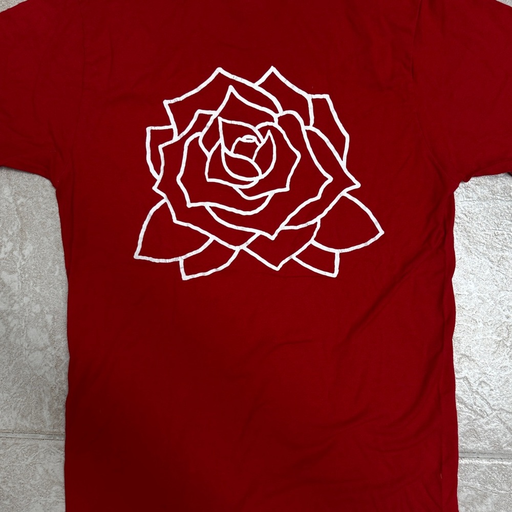 Obey Vibrant Red Crewneck Tee